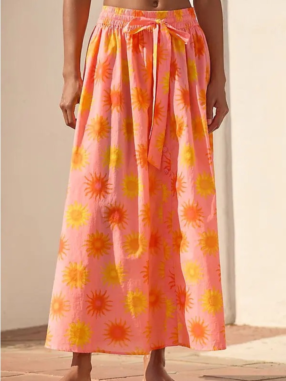 NWT FARM RIO SUN MIDI SKIRT